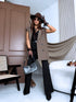 "GRACE LINE VS9006" fabric trousers - black
